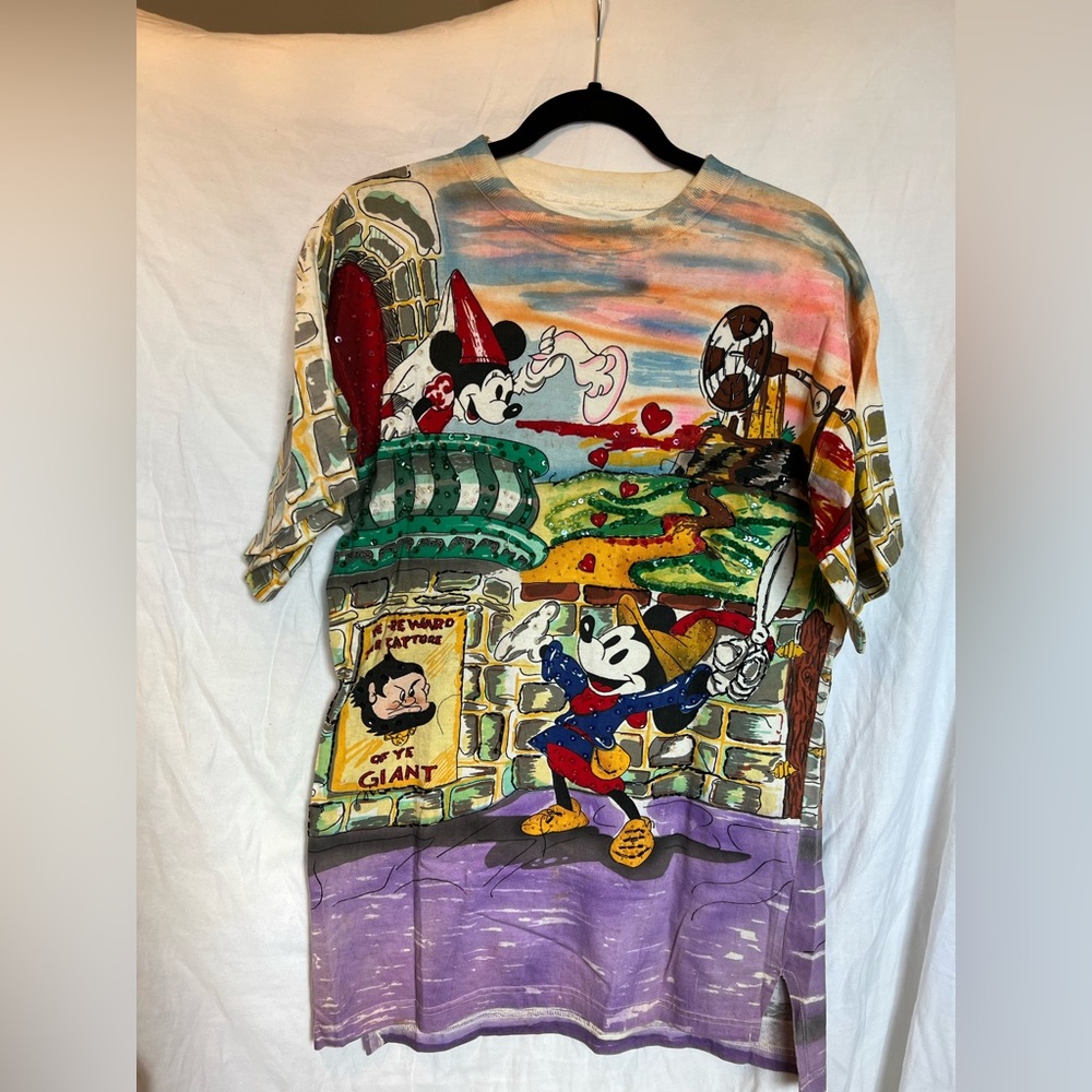Brave little tailor vintage jou jou Mickey and Minnie tee
